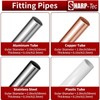 Sharp-tec 5-50mm Pipe Cutter, Adjustable Tube Cutter with Aluminum Alloy