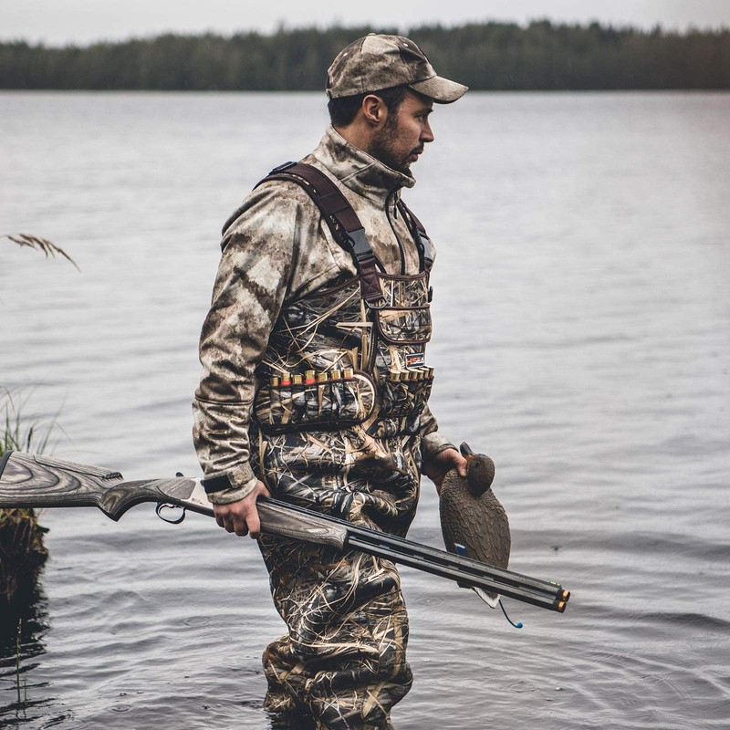 HISEA Hunting Waders for Men with 600G Insulated Boots, 4.5mm