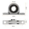 sourcing map 4pcs KP002 Flanged Pillow Block Bearings 15mm Bore,