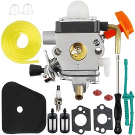 CAFEZAYO FS90R HT101 Carburetor Tune Up Kits Fits for STIHL KM100 FS130R KM110R HT131 FS90 FS110R FS100RX FS110 KM130 HL100 HT100 FS87 KM90 KM90R FC90 FC100 FC110 Trimmer C1Q-S174 Carb
