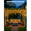 Minetom Solar String Lights for Outside, 33Ft 100 LED 1