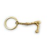 H-Customs Cityroller Scooter Gold Keyring Pendant, gold
