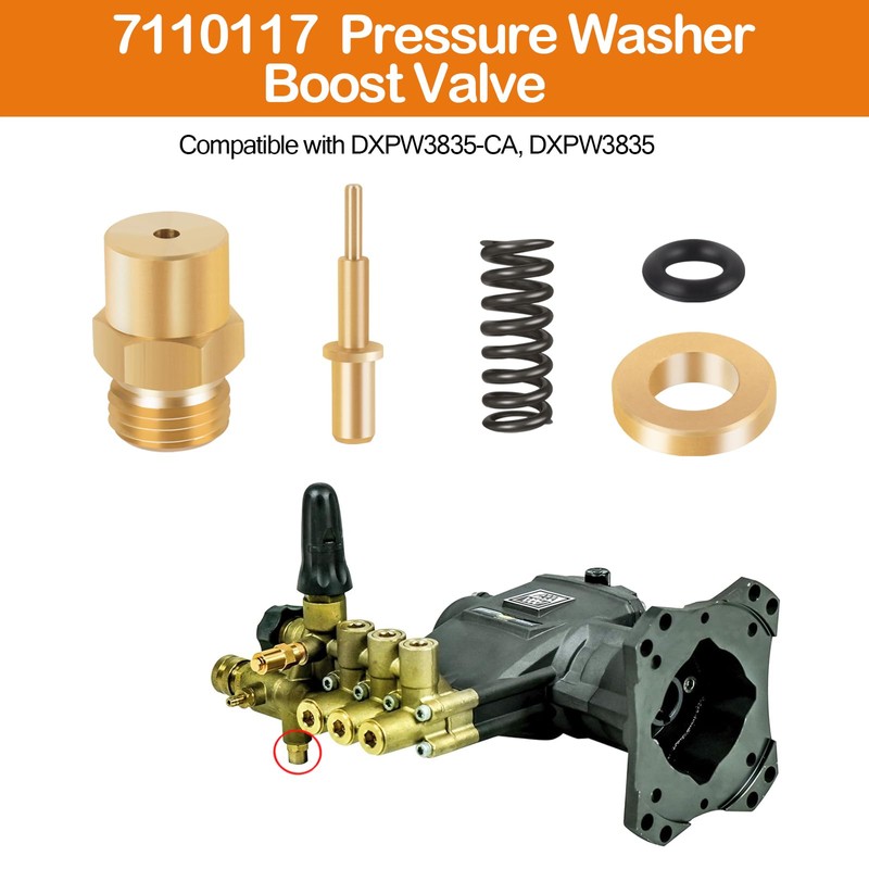 7110117 Pressure Washer Boost Valve Replacement Pressure Boosting Valve Kit