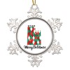 Utah Metal Snowflake Ornament Round Christmas Tree Ornament America State