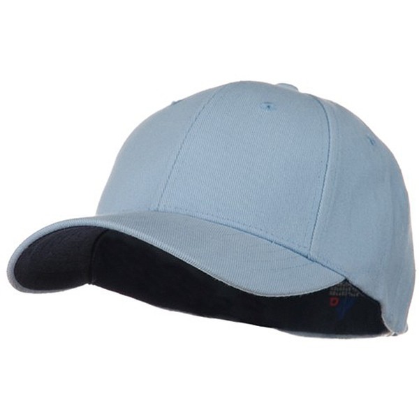 e4Hats.com Low Profile Washed Flex Cap - Light Blue OSFM