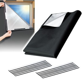 Como Life Thermal Shielding Light Shielding Sheet (With Surface Tape) [Approx. 57.1 x 78.7 inches (145 x 200 cm)] Window, Thermal Shielding Sheet, High Waist, Small Window, Light Protection, Heat