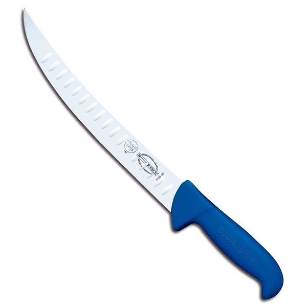 F. DICK ErgoGrip 82425261K Butcher Knife (Knife with Blade 26 cm, X55CrMo14 Steel, Rustproof, 56 HRC)
