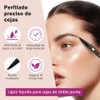 Erinde Lápiz Líquido para Cejas Doble Punta, Perfilado Preciso, 4