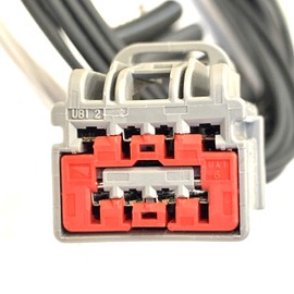 WPT-1212 / 3U2Z-14S411-DYB - 18" Pigtail 8 Position for Audio Speaker Motor Connector