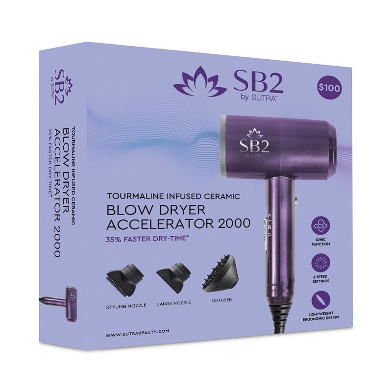 Sutra Beauty SB2 Accelerator 2000 Blow Dryer, New In Box