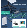 Linkoostar Starlink Multi-Port Ethernet Adapter for Starlink Gen 2, Starlink