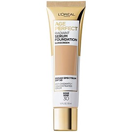 L'Oreal Paris L'Oreal Paris Age Perfect Radiant Serum Foundation with SPF 50, Beige Rose, 1 fl. oz.