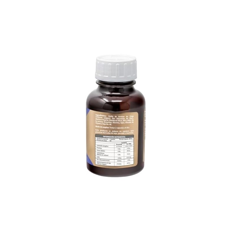 NATURAGEL Zinc 200 Mini Capsulas Softgels de 400mg Suplemento Mineral