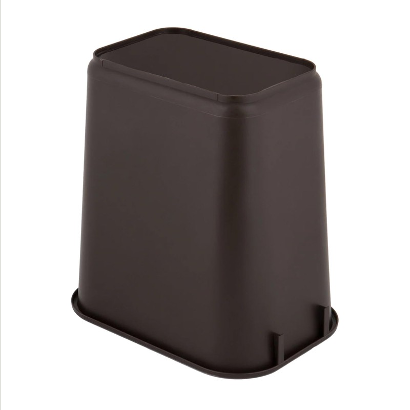 Mix.Home 10 Gallon Brown Rectangular Wastebasket Restaurant Trash can Commercial