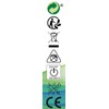 greenandco 5 x LED spotlights, GU10, 2.5 W, 450 lm,