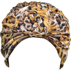 TouchUps Hair Bun Cap Hair Protection Head Wrap Hairbun Cap Wrap African Turban Pattern Headwrap Headscarf