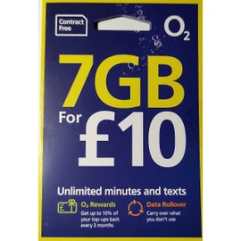 O2 Big Bundle SIM Card Pay As You Go - Contract Free - 30 Days - £5 - Unlimited Minutes - Standard/Micro/Nano - (£5 Bundle)