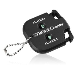 1PC Portable digital Golf Score Counte, Mini Golf Ball Clicker Counter 2 Player Stroke Counter Clicker with Keychain Golf Shot Stroke Counter Clicker Golf Accessories for Outdoor Sport Games Scorekeep