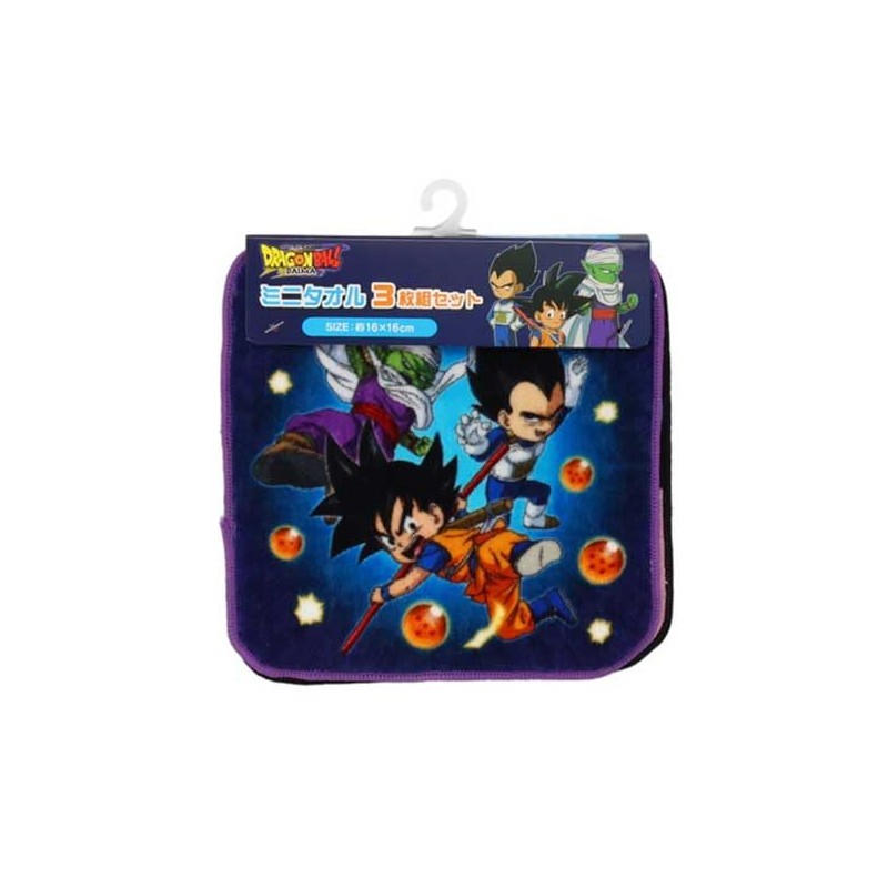 SHOBIDO Dragon Ball Daima Mini Towel Set of 3