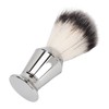 Beard Foam Brush Fine Synthetic Bristles Stainless Steel Fast Dry