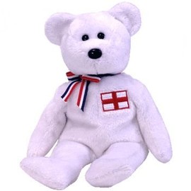 Ty Beanie Bear - England The Bear