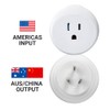 Go Travel US to Australia and China Plug Adapter, Travel