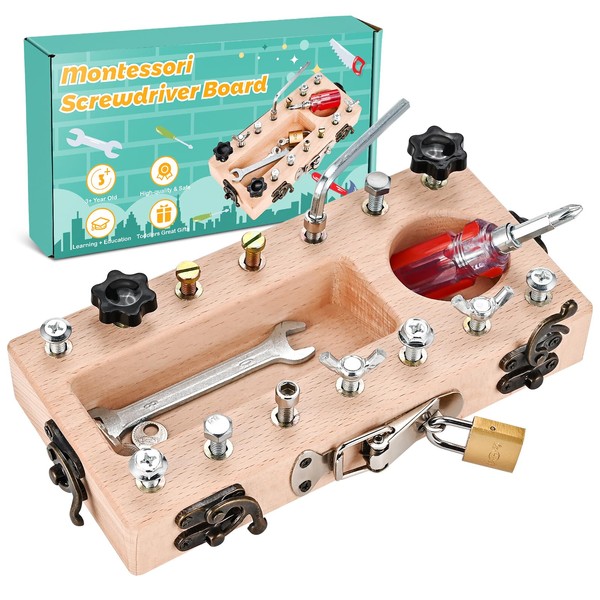 Wooderma Montessori Toys for 3 4 5 Year Old with