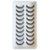 CLEAR EYELASH False Eyelashes Matsueku High Capacity 10 Pairs (Cool