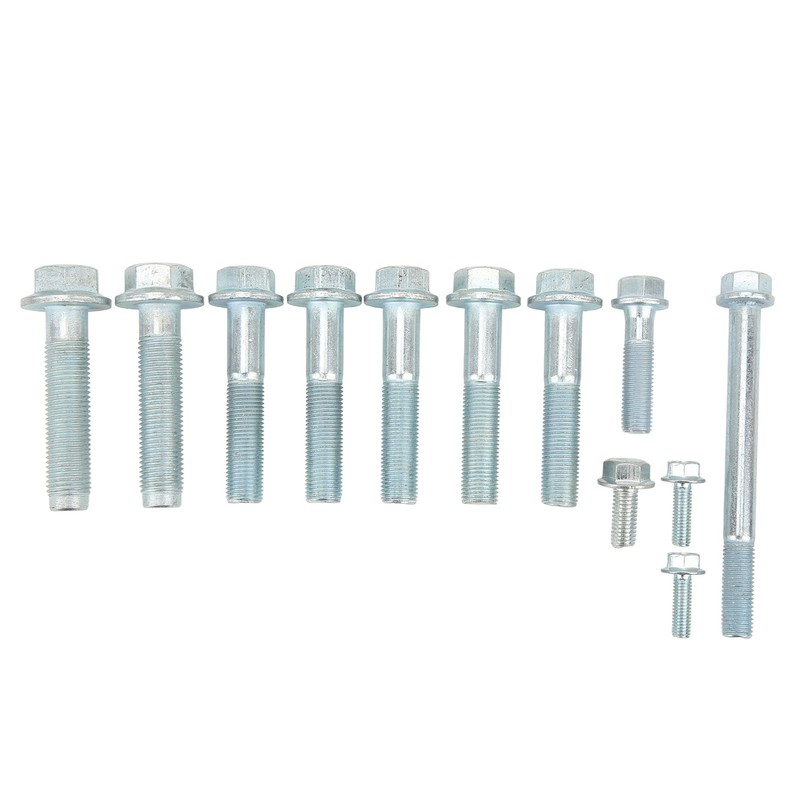 12PCS Transmission Bolt Kit Complete Metal Replacement for Acura B16