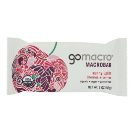 UD_Gomacro Organic Macrobar 2 oz Cherries and Berries Case of 12 Fruit & Vegetable Snack Bars