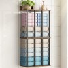 Large Capacity Three-layer Widened Towel Racks for Bathroom Wall Mounted,