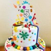 5th Slime Cake Topper - Art Themed Palette Painting Graffi