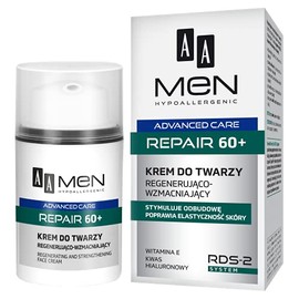 AA Men Advanced Care Repair 60+ Face Cream Regenerating Strengthening 50 ml