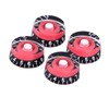 4Pcs Electric Guitar Knob Set Acrylic Volume Tone Control Guitar