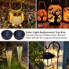 Ddlisu 2-Pack Solar Light Replacement Top, Replacement Solar Light Parts