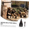 Firewood Drill Log Splitter Bit Drill Wood Splitter Carpenter Tools