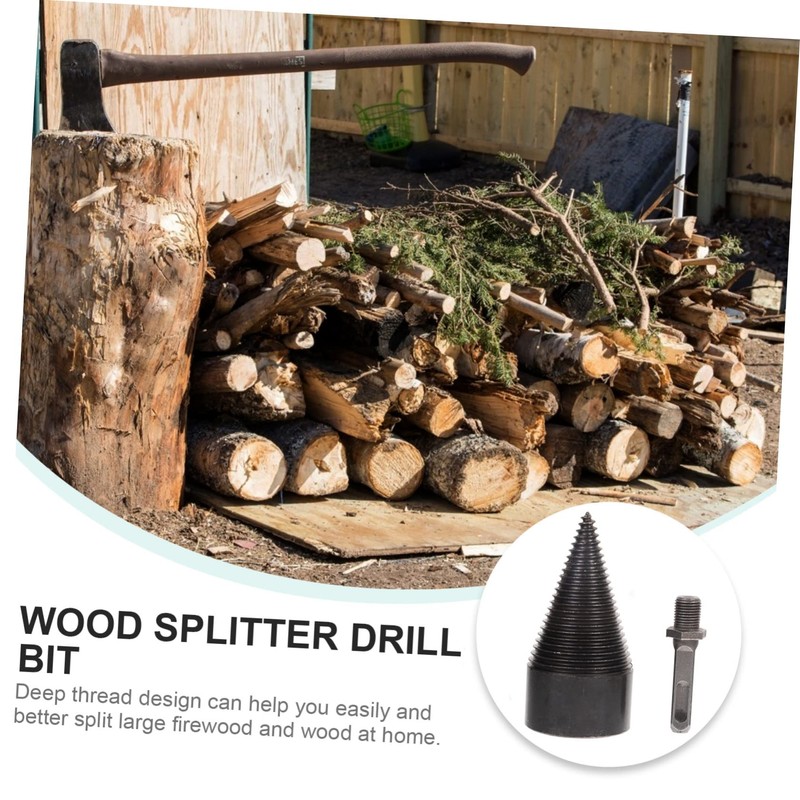 Firewood Drill Log Splitter Bit Drill Wood Splitter Carpenter Tools