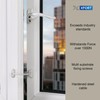 XFORT Viper Fixed Cable Window Restrictor in White, Durable Window