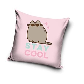 Cushion Cover Compatible with Pushen The Cat Motif 40 x 40 cm (PTC215005)