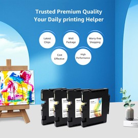 Yongairuink SG500 SG1000 Sublimation Ink for Sawgrass SG500 SG1000 Sublimation Printers (1 Black, 1 Cyan, 1 Magenta, 1 Yellow)