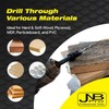 JNB Pro Countersink Drill Bit Set – 8 Tapered Countersink