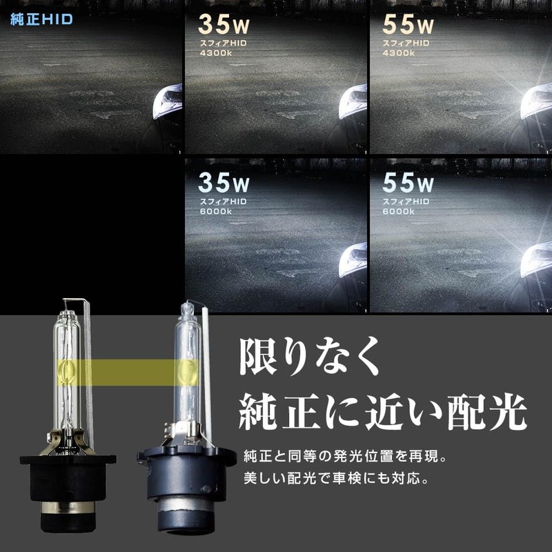 sufiaraito HID Replacement Bulbs H1 K 2 Pcs shdla043 –