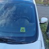 Village Parking Disc with Saying "Dorfkind und stolz darauf für