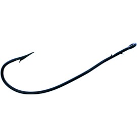 Tru Turn 077ZS-3/0 Bass Worm Hook, Size 3/0, Blue Finish