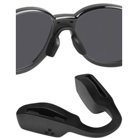 BLAZERBUCK Replacement Nose Piece Nose Pads for Oakley Parlay OO4143 Sunglass - Low Bridge Black