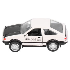 Openable Door Car Model, Zinc Alloy Pull Back Toy Car, Highly Simulated Sports Car Vehicle Model for Kids and Adults (AE86 Roadster)