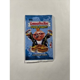 2021 Topps GPK Garbage Pail Kids Food Fight! 8 Sticker Cards Blue Sealed Pack SP