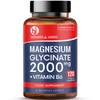 Magnesium Glycinate 2000mg (400mg Elemental) with Vitamin B6, Chelated High