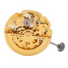 8N24 Watch Movement Golden Alloy Automatic Hollow Out Watch Replacement