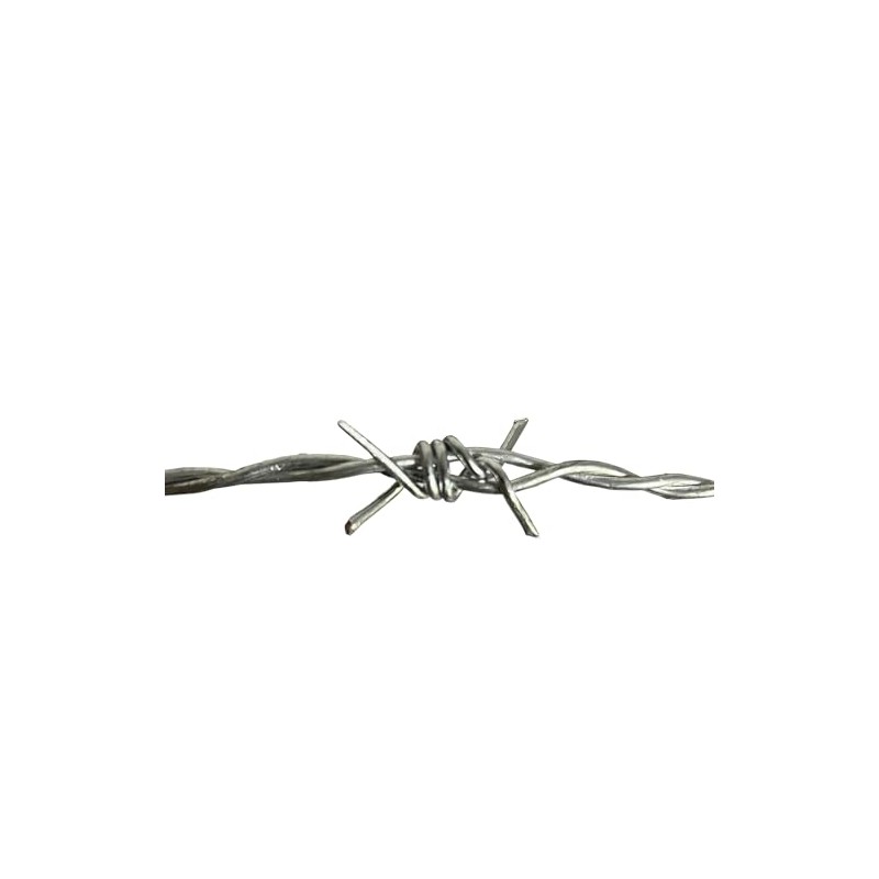 Enhanced 13Gauge Barbed Wire 4-Point,Barb Wire,50FT,High Zinc Content,3.5" Barb Spacing,Cattle
